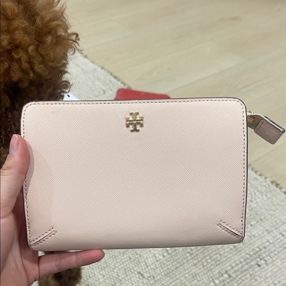 Tory Burch Blush Pink Zip Wallet